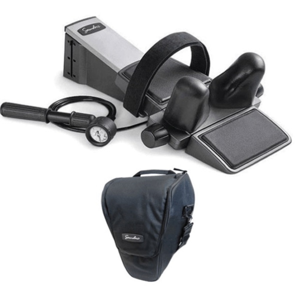 Black Cervical Traction Device